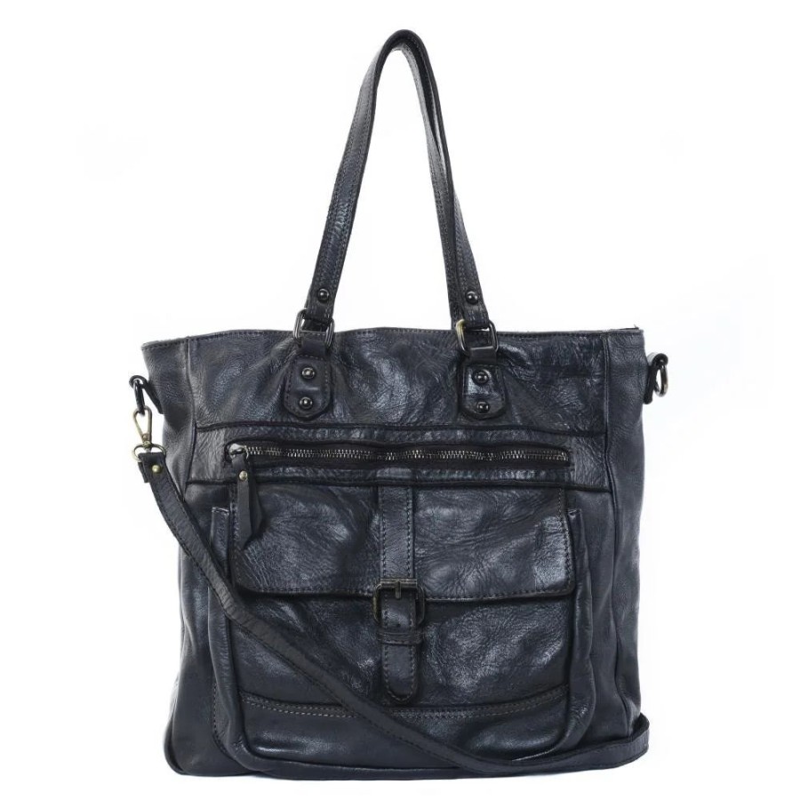 OH MY BAG Sac Cabas En Cuir Vintage Miss Sydney Sacs A Main