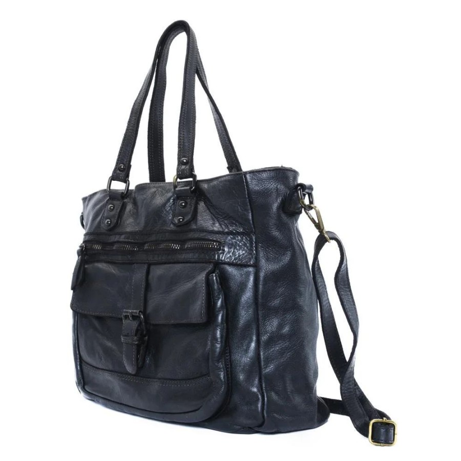 OH MY BAG Sac Cabas En Cuir Vintage Miss Sydney Sacs A Main