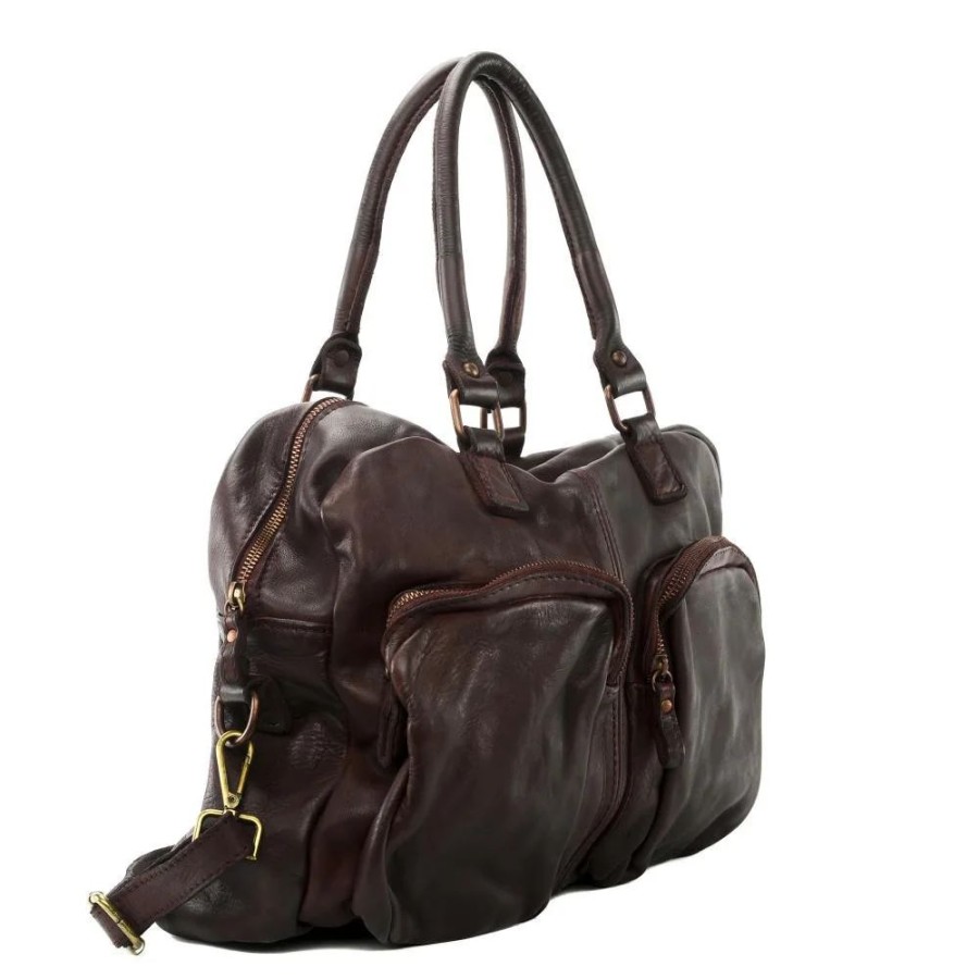 OH MY BAG Sac De Bureau Porte Epaule En Cuir Vintage Miss Flynn Sacs Portes Epaule