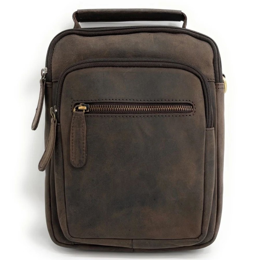 OH MY BAG Sac Sacoche Homme A Bandouliere En Cuir Used Look Gaston Sacoches, Besaces Et Cartables