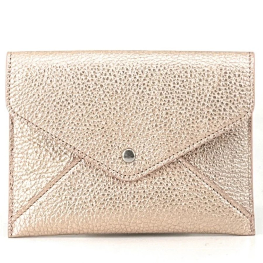 OH MY BAG Porte-Papiers En Cuir Irise Romy Rose Gold Portefeuilles Et Porte-Monnaie