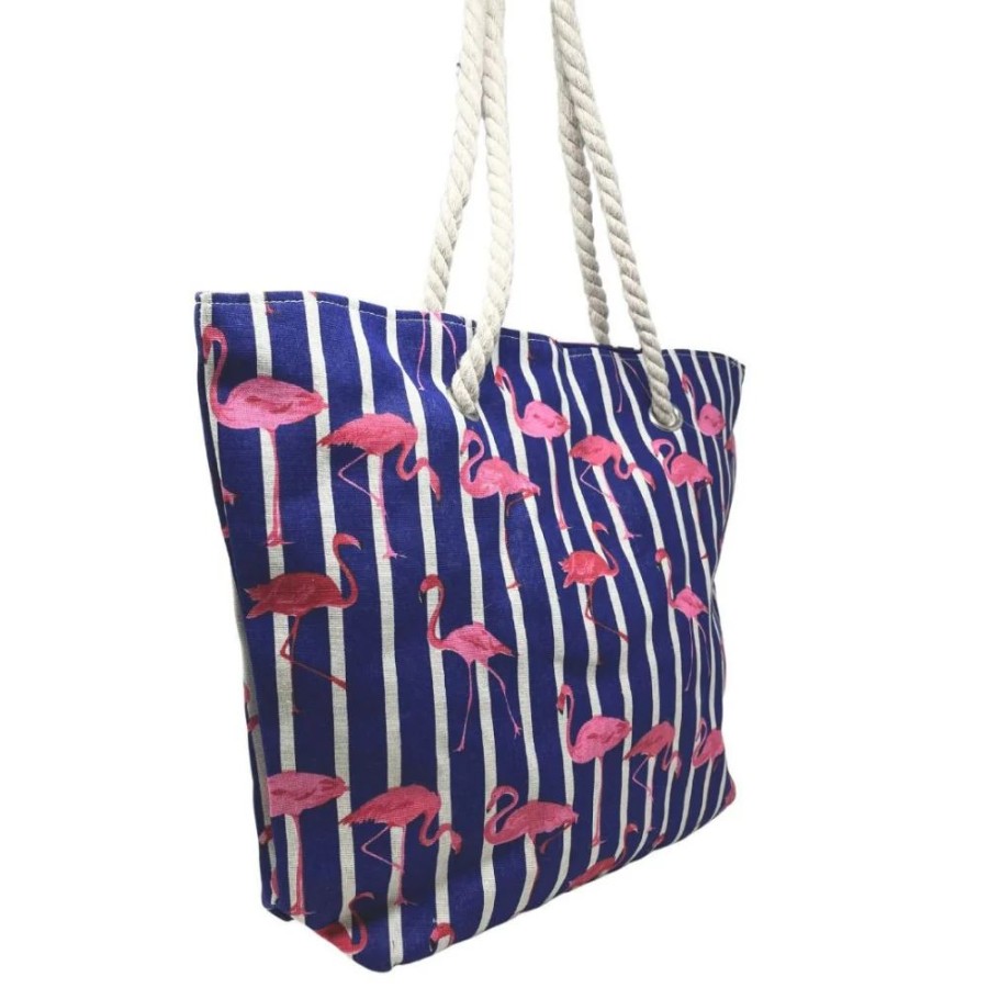 OH MY BAG Sac De Plage En Polyester Imprime Nakuru Indigo Sacs De Plage