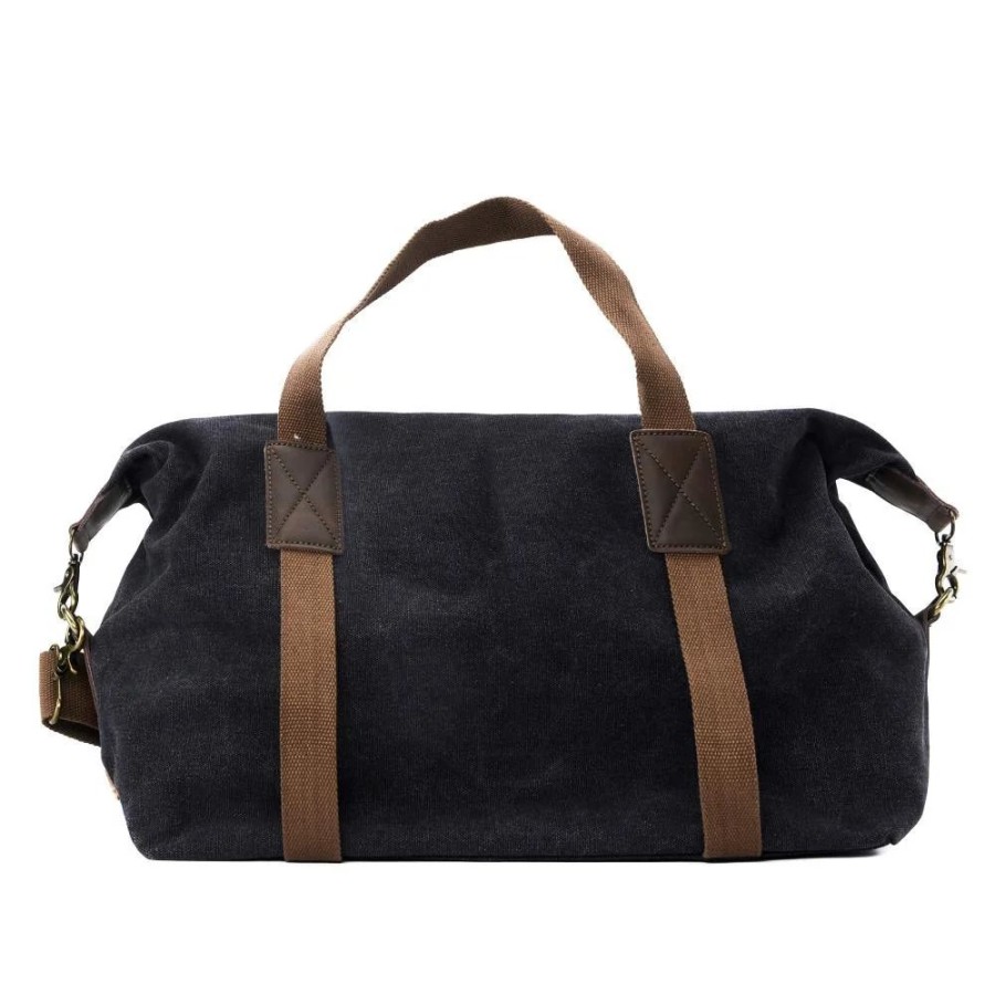 OH MY BAG Sac Week-End En Toile Et Cuir Brut Hao Sacs De Voyage, Sacs Week-End