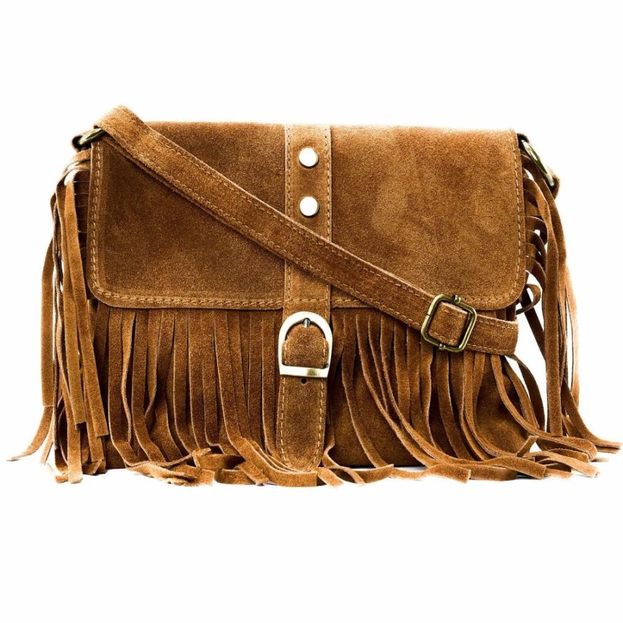 OH MY BAG Sac A Main En Cuir Nubuck/Daim Italien Paraiso Sacs Portes Epaule