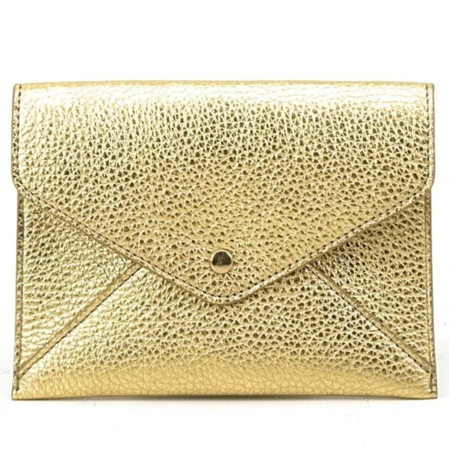 OH MY BAG Porte-Papiers En Cuir Irise Romy Or Portefeuilles Et Porte-Monnaie