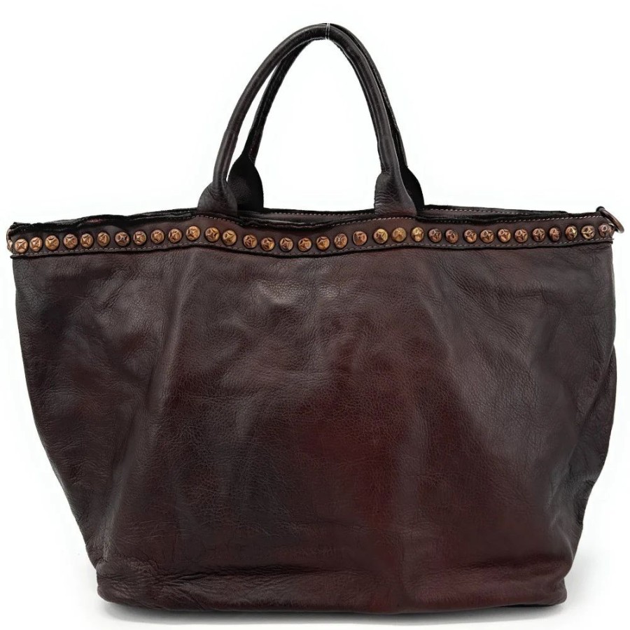 OH MY BAG Sac Cabas En Cuir Vintage Miss Moss Sacs A Main