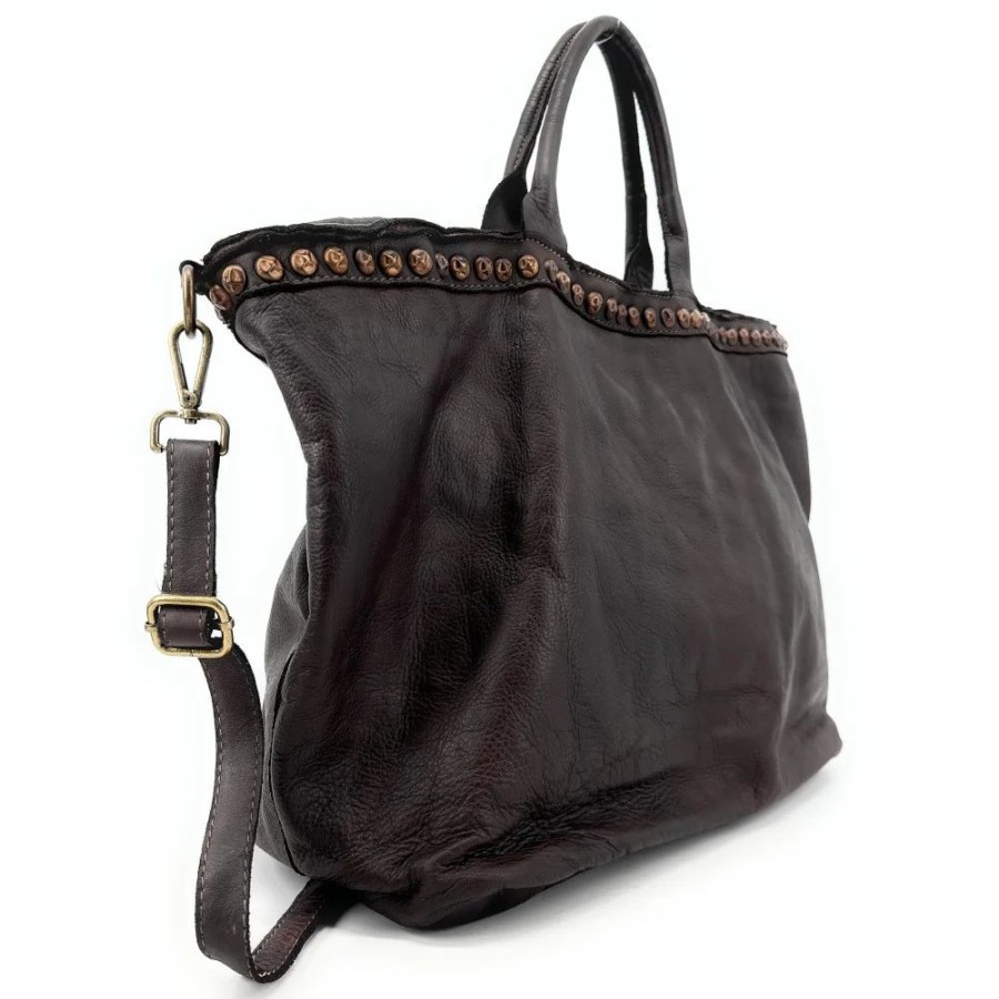 OH MY BAG Sac Cabas En Cuir Vintage Miss Moss Sacs A Main