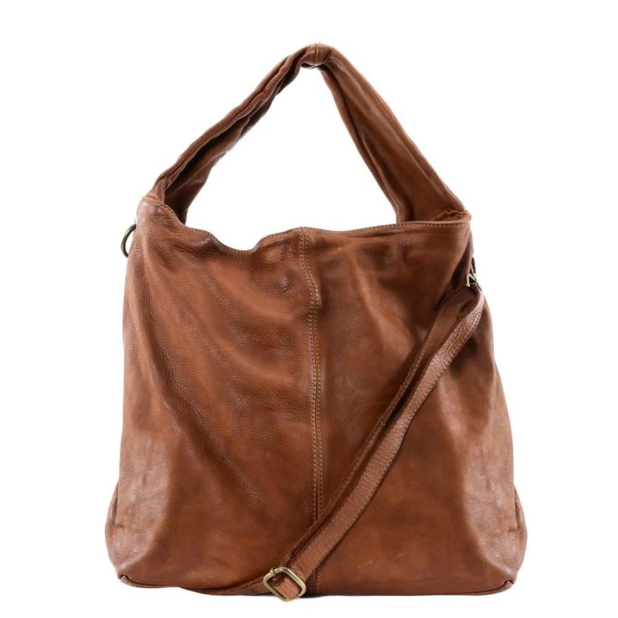 OH MY BAG Sac Cabas En Cuir Vintage Miss Bardot Sacs Portes Epaule