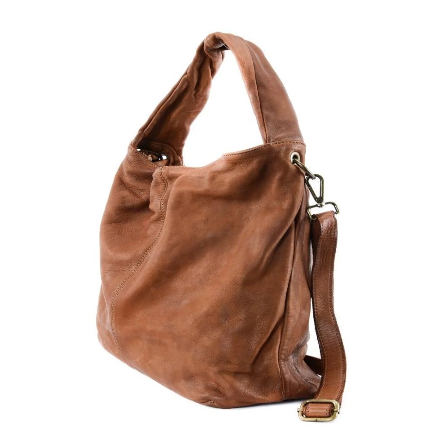 OH MY BAG Sac Cabas En Cuir Vintage Miss Bardot Sacs Portes Epaule