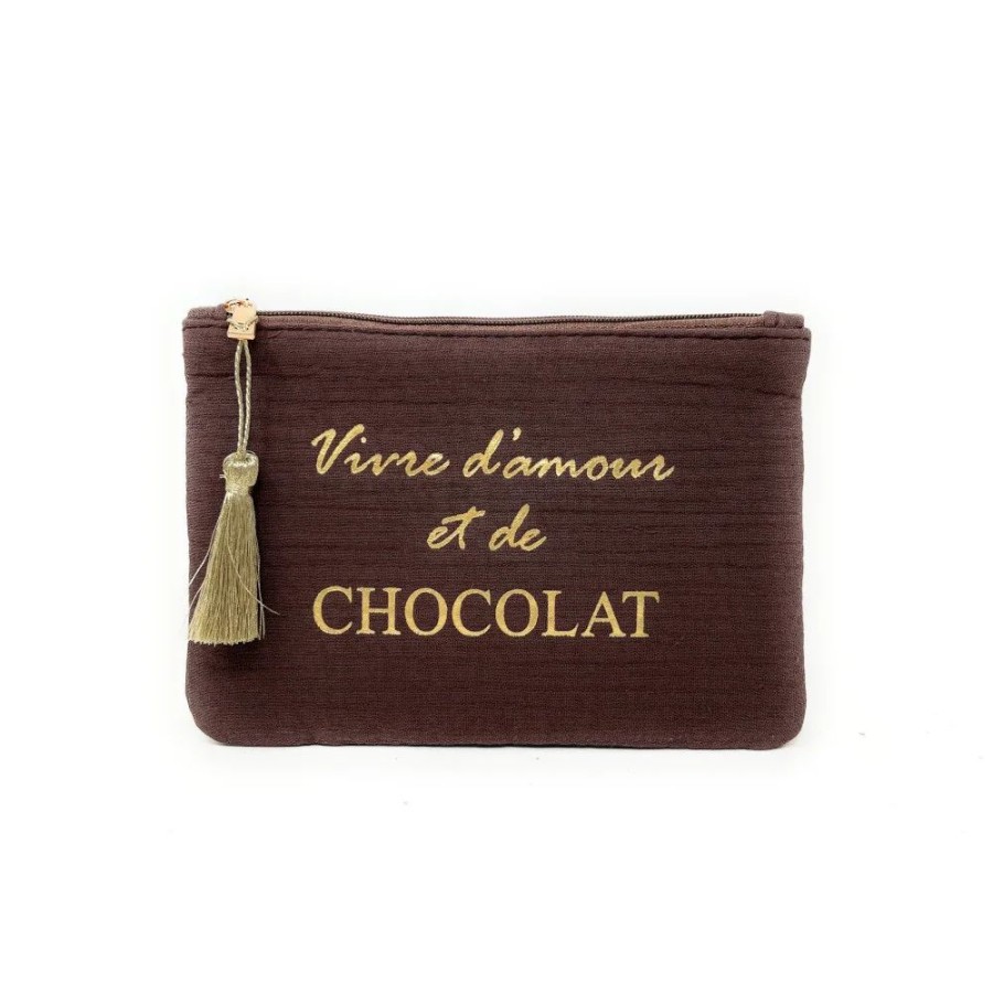 OH MY BAG Trousse Pochette En Gaze De Coton Cocoon Vivre D'Amour Idees Cadeaux Et Autres Curiosites