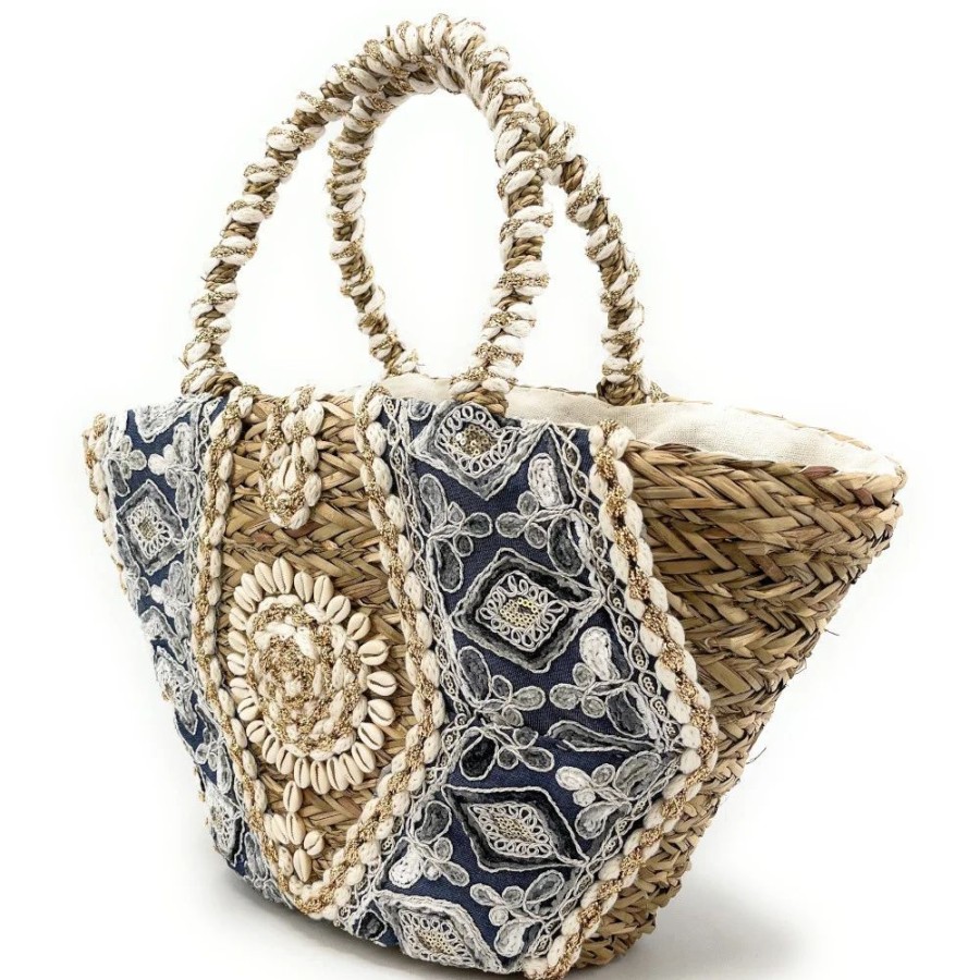 OH MY BAG Panier Cabas En Paille Sable D'Orient Sacs De Plage